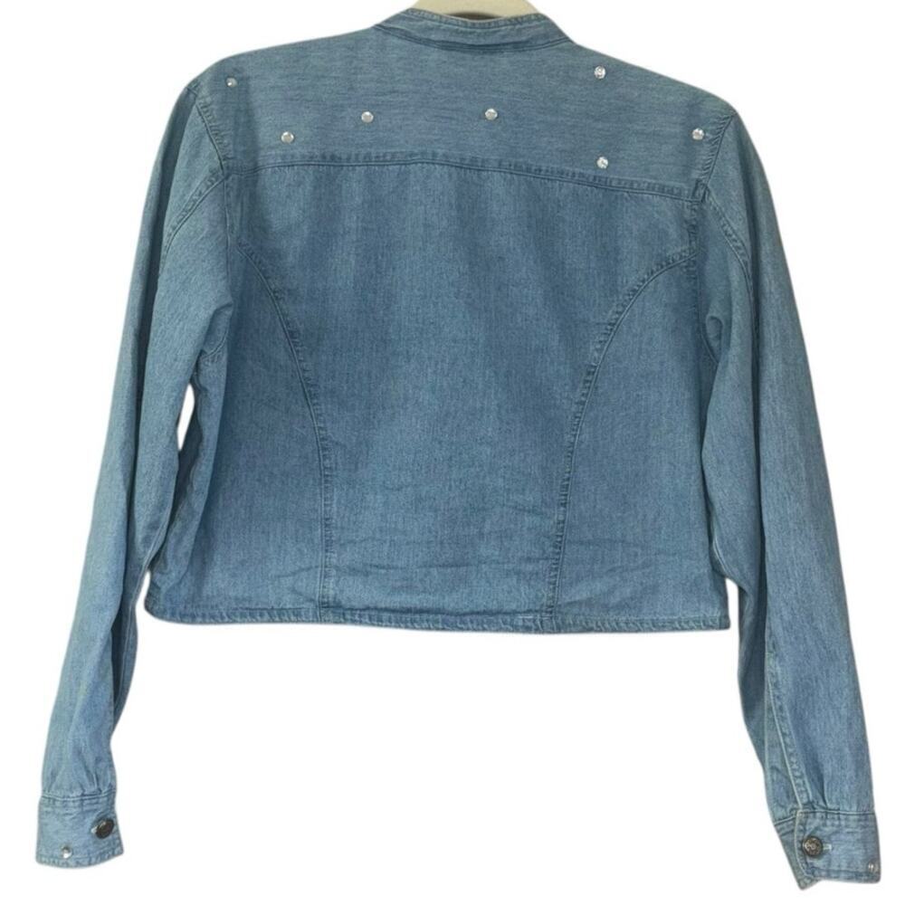 Vintage Double Denim Cowgirl Western Skort Set Women’s Sz S - M Castal Cowgirl - Picture 6 of 16